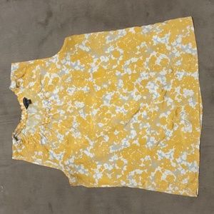 Marigold yellow blouse